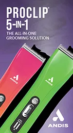 Andis Proclip 5 in 1 clipper in rainbow and green